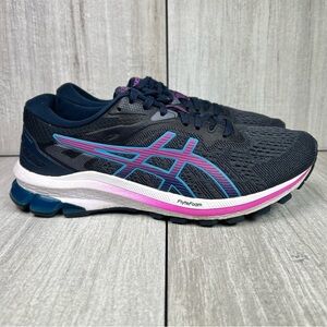 Asics GT 1000 10 Blue Purple Athletic Sneaker Running Shoes Women's Size 8